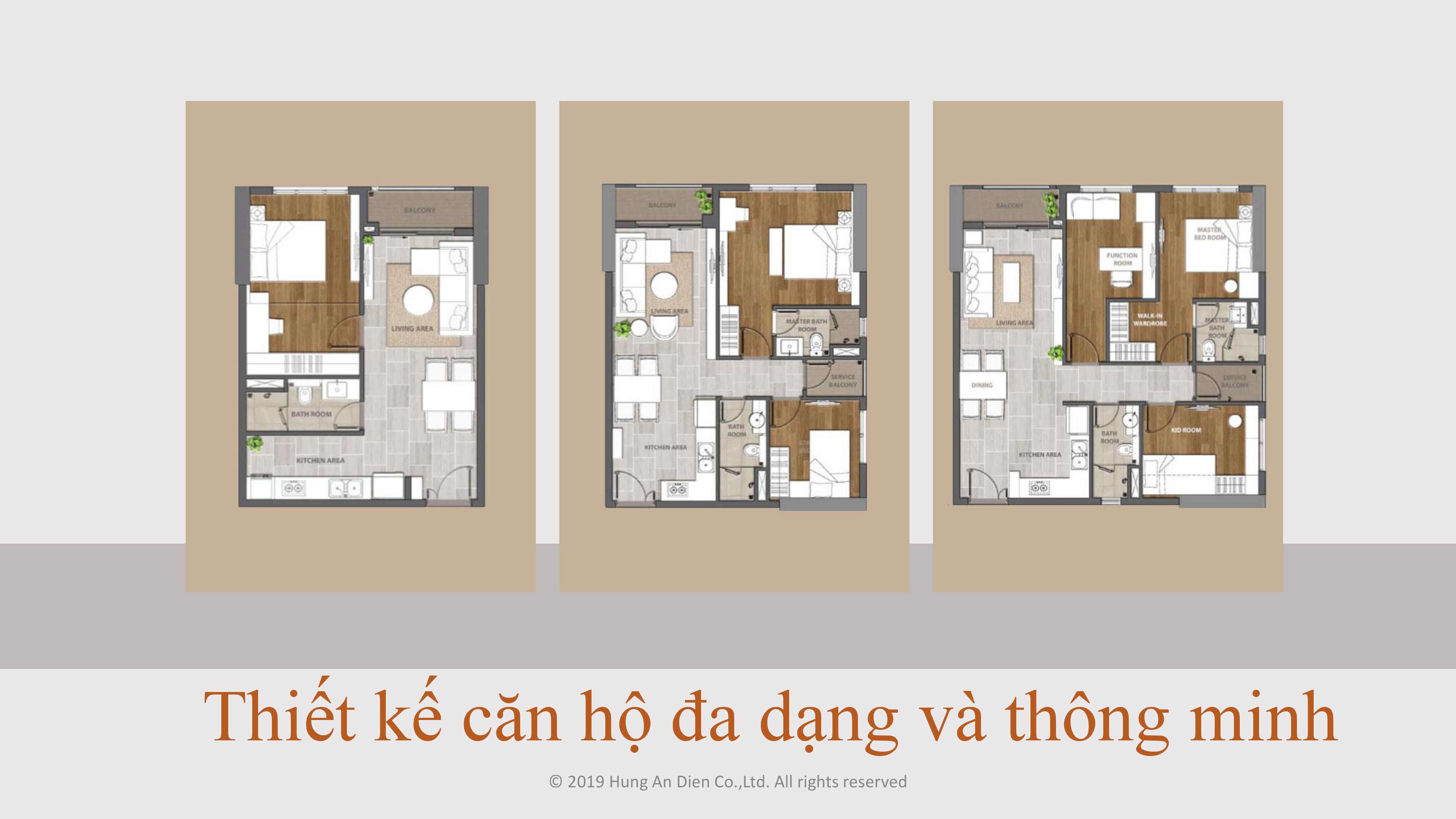 Thiết kế căn hộ Aio City hình 01
