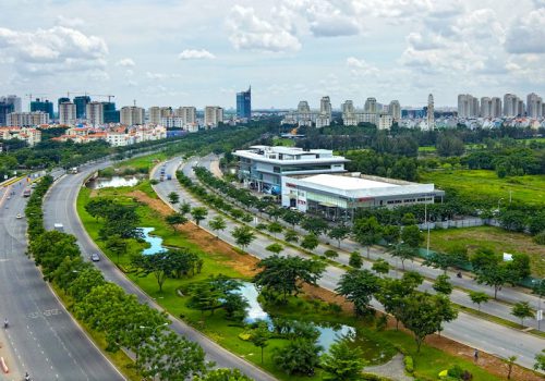 Hình ảnh thực tế hạ tầng gia thông Quận 7 - BĐS khu Nam Sài Gòn