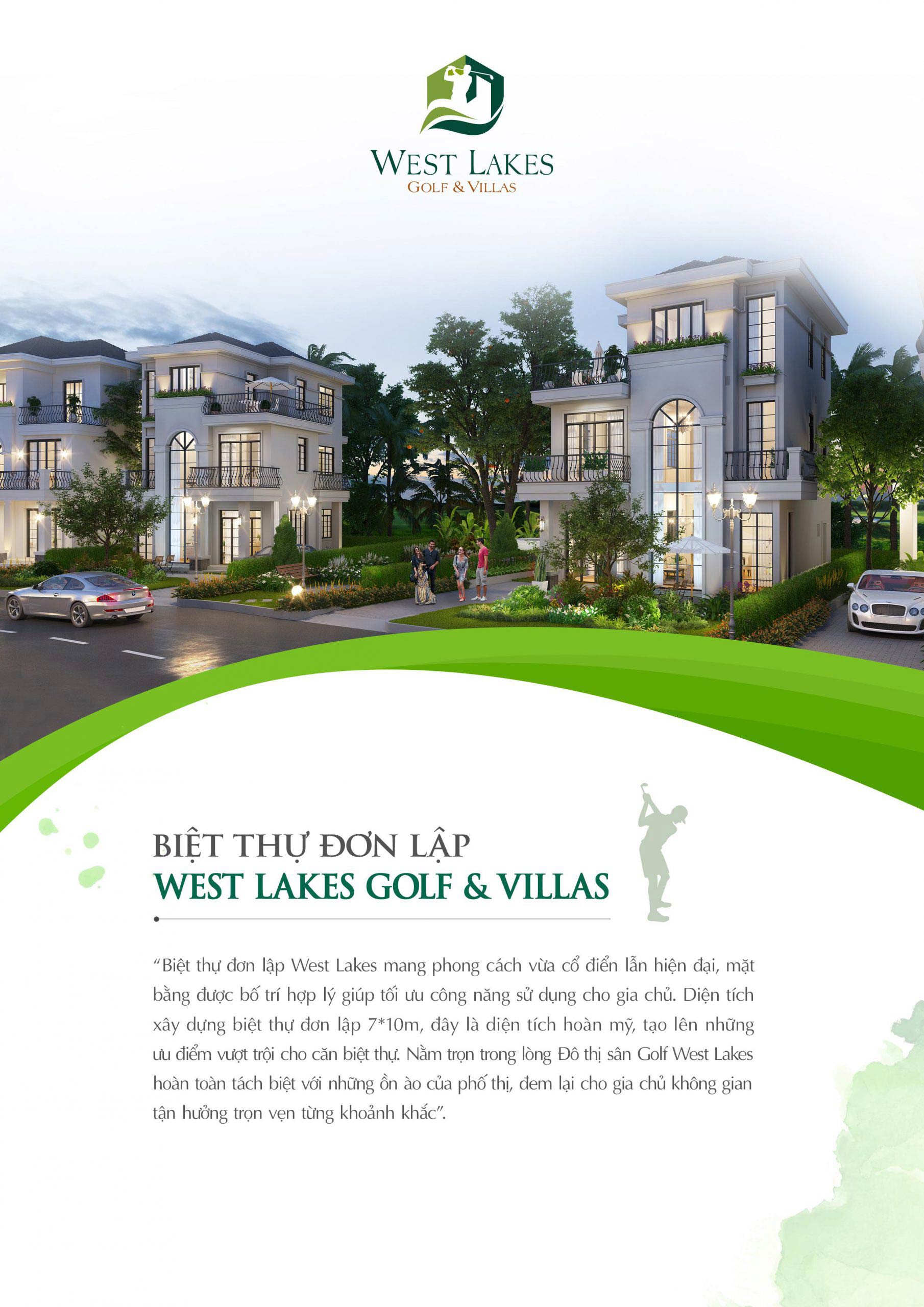 Biệt thự đơn lập West Lakes Golf & Villas 001