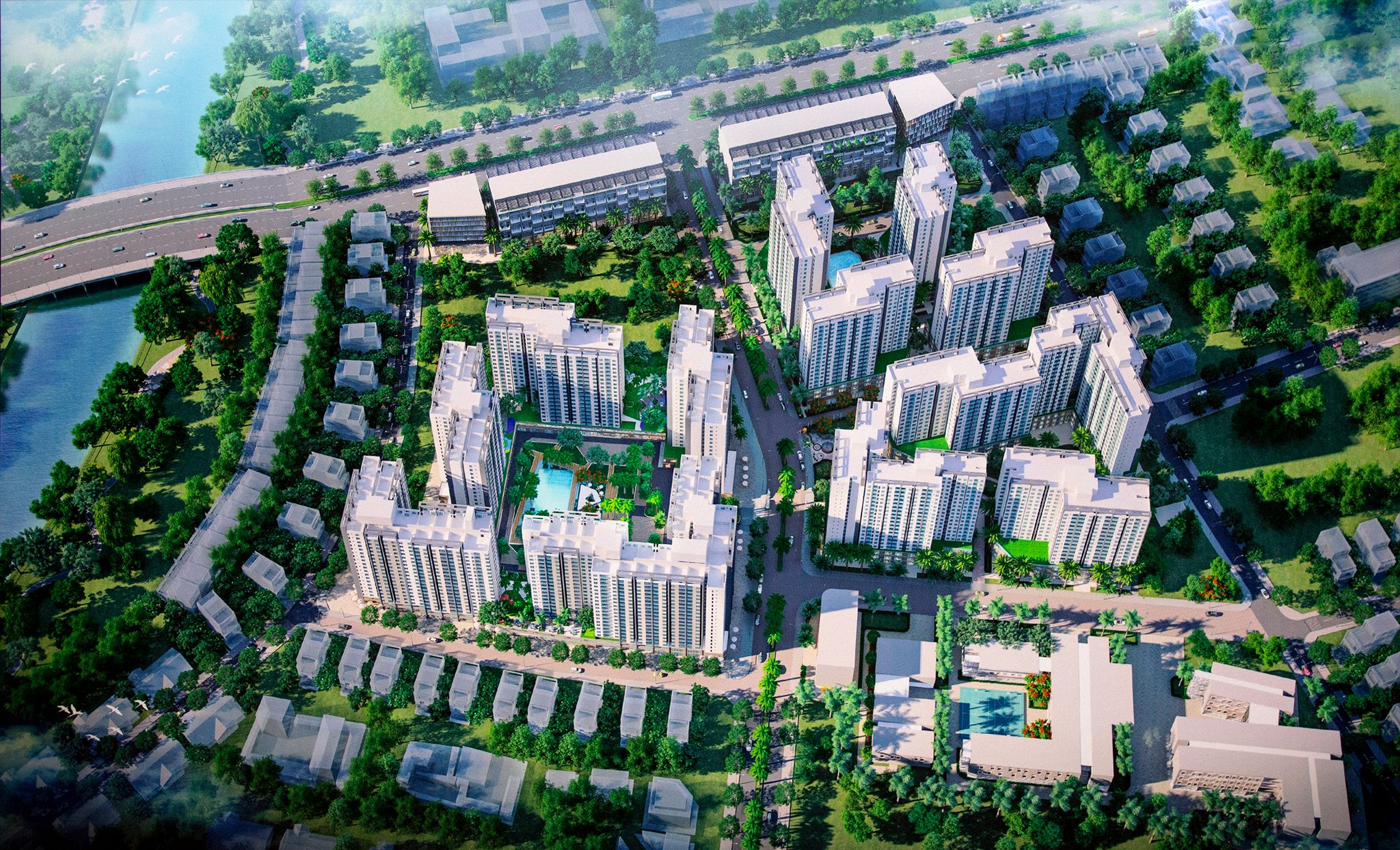 Phối cảnh dự án Akari City Bình Tân của chủ đầu tư Nam Long