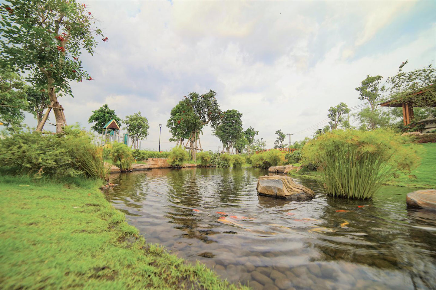 Mảng xanh tinh khiết trong không gian sống của “thành phố bên sông” Waterpoint