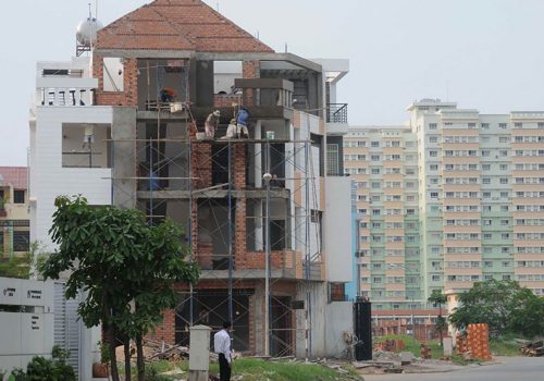 Nhiều nhà ở riêng lẻ thiết kế nhiều tầng, nhiều căn hộ sai phép. Ảnh minh họa