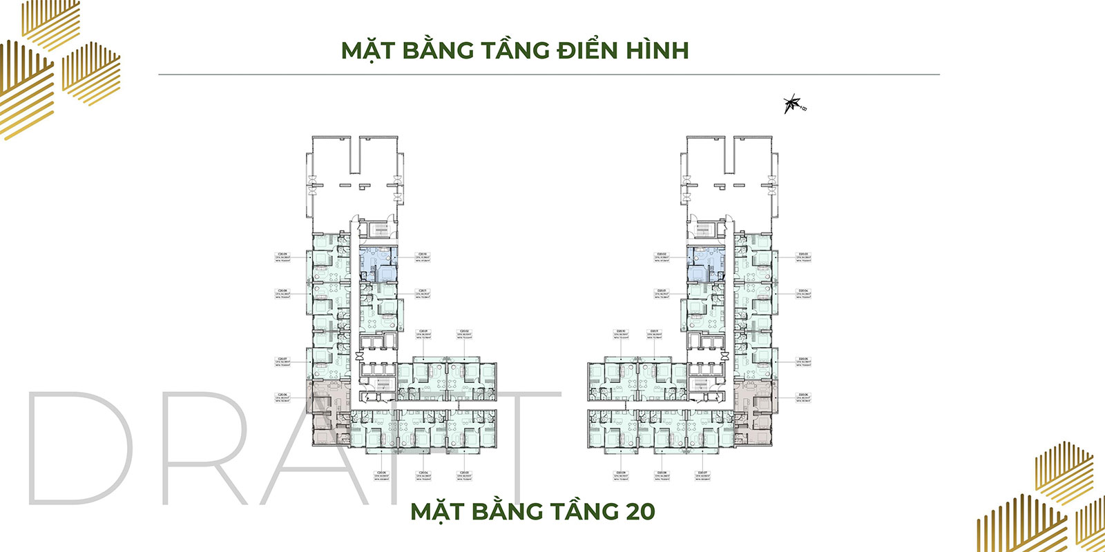 Mặt bằng dự án căn hộ Anderson Park tầng 20