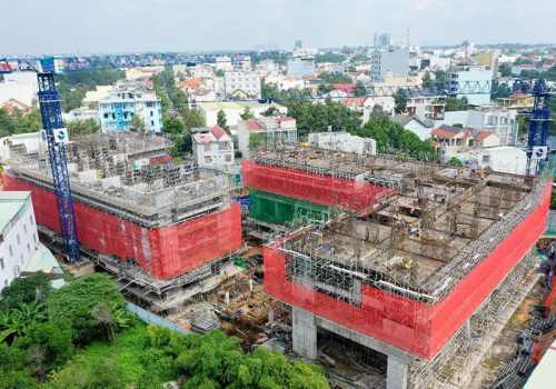 Đảm bảo tiến độ xây dựng là một lợi thế giúp tăng giá trị của dự án C-Sky View.