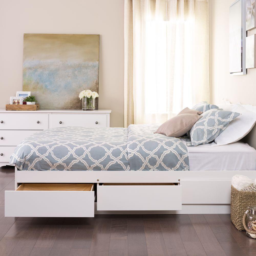 Giường ngủ thông minh được thiết kế với nhiều ngăn để đồ