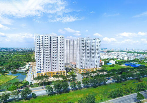 Một dự án nhà ở xã hội tại Bình Chánh, TP HCM. Ảnh: T. Hằng