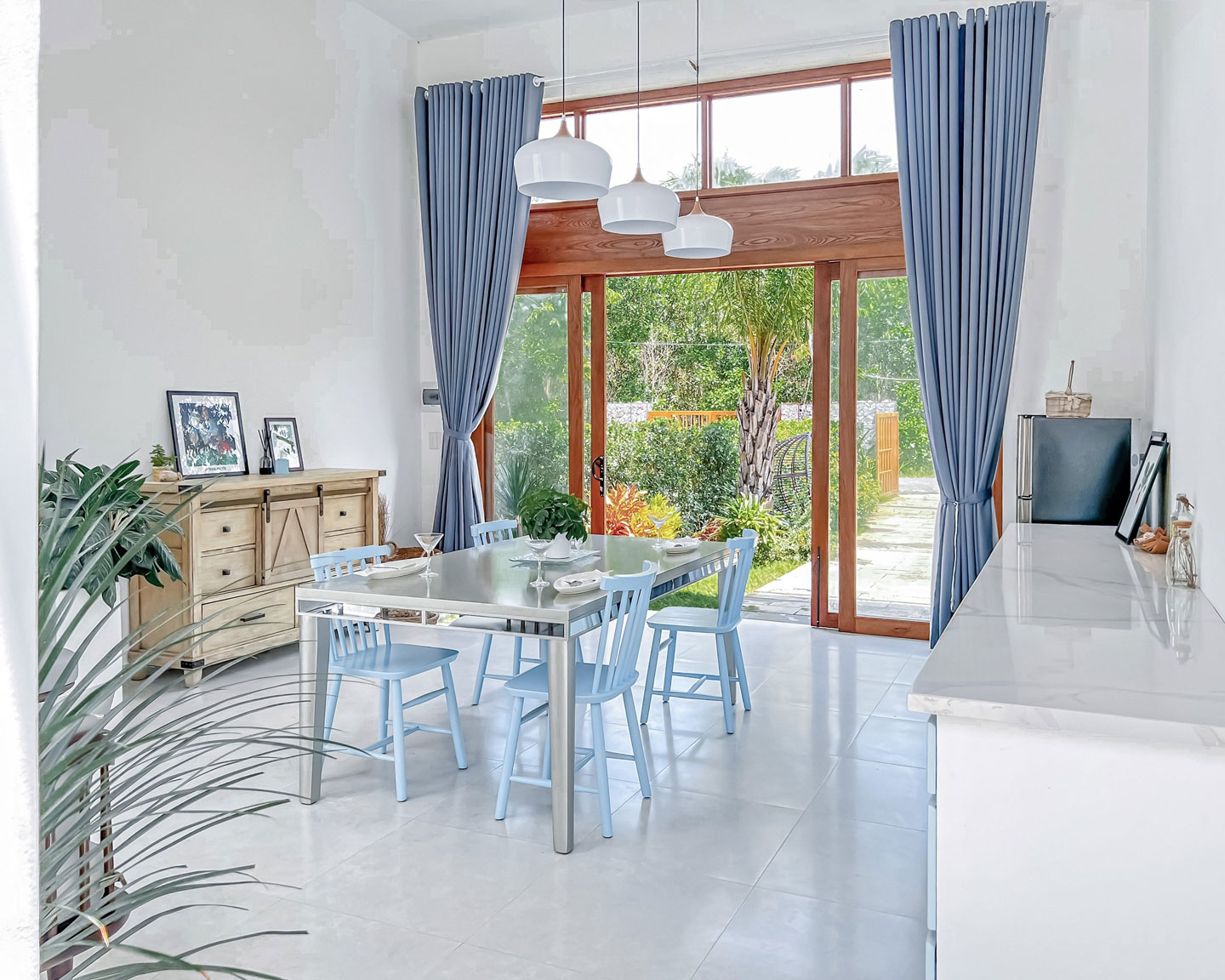 Nhà phố vườn nghỉ dưỡng Lộc An Airhomes được thiết kế không gian mở hài hòa với thiên nhiên