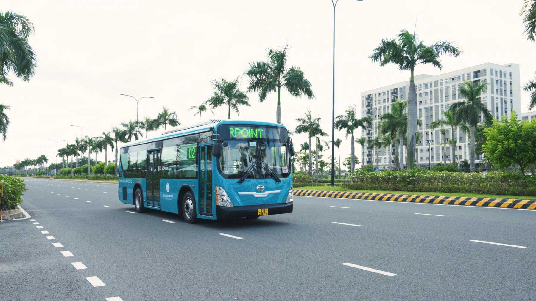 Tuyến xe buýt kết nối Waterpoint và TP. Hồ Chí Minh thuận tiện cho cư dân
