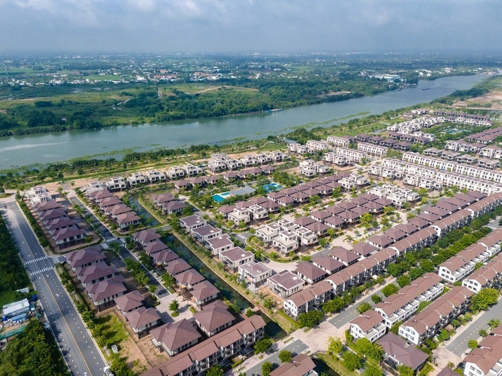 Khu đô thị được bao bọc bởi 5,8km đường sông