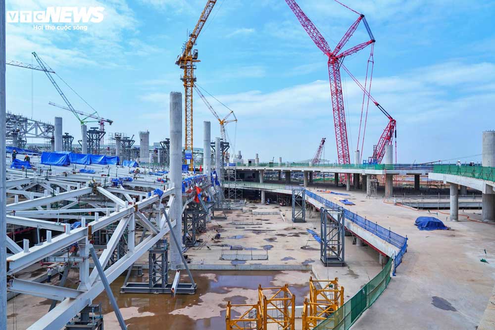 Tăng tốc trên đại công trường sân bay Long Thành những ngày đầu năm 2025