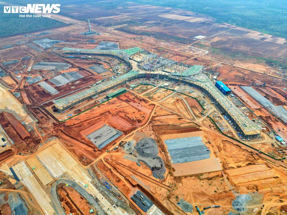 Tăng tốc trên đại công trường sân bay Long Thành những ngày đầu năm 2025