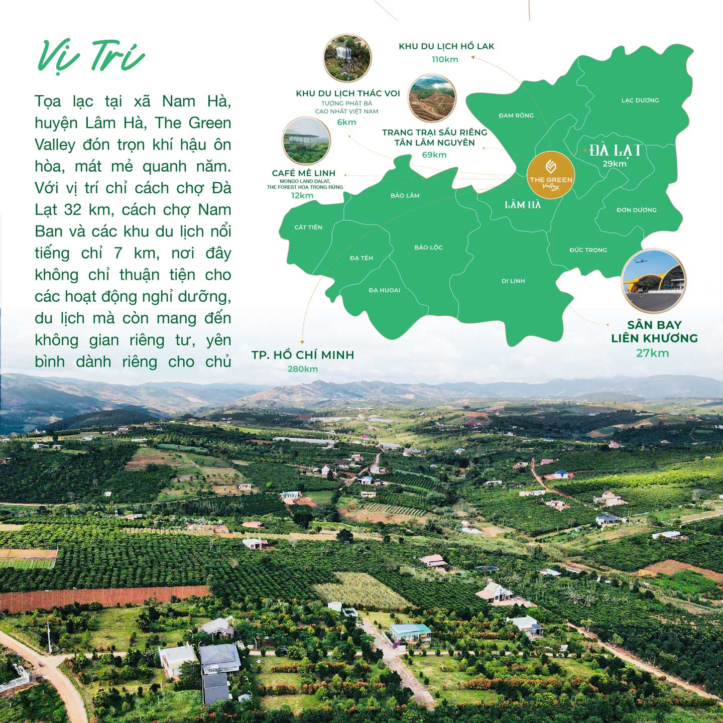 Vị trí dự án The Green Valley